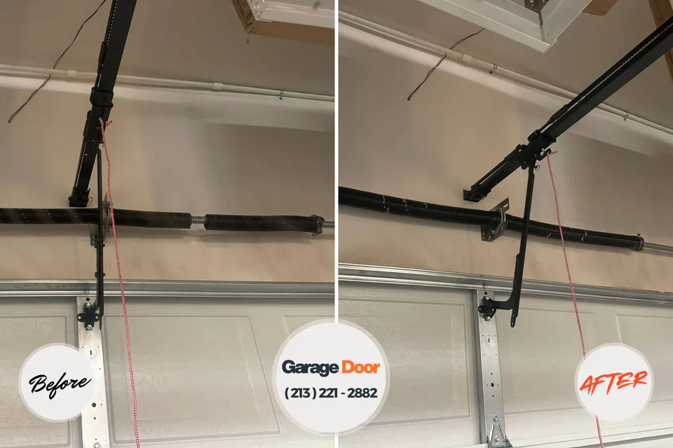 Before and after: garage door repair near me Estes Park